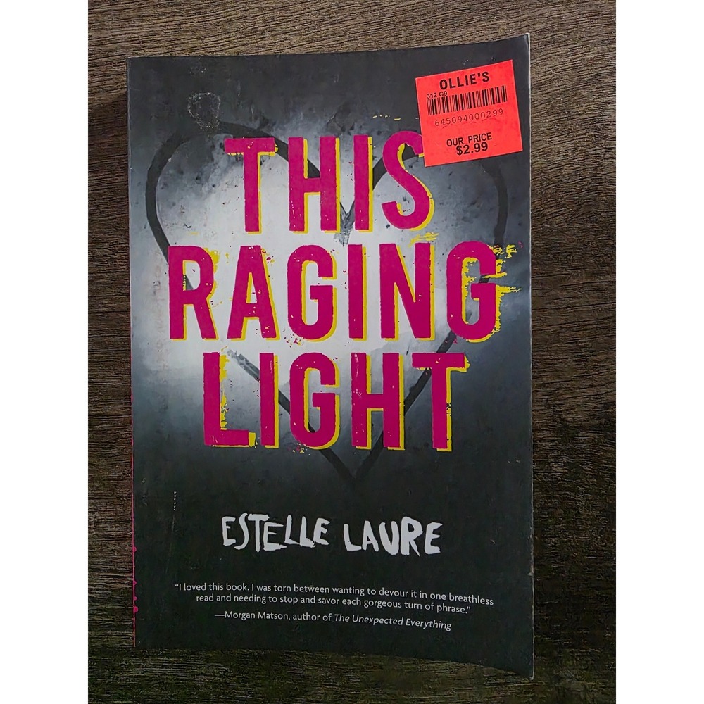This Raging Light by‎ Estelle Laure Paperback YA Fiction Novel 9780544813212